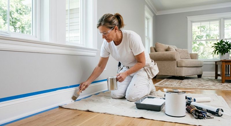 Master Bedroom Painting in Wilmington, NC